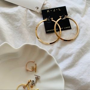 Kenneth Jay Lane Hoop Earrings